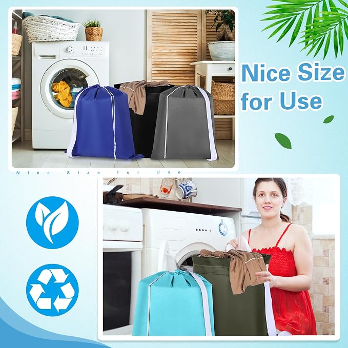 10 Pcs Nylon Extra Large Laundry Bag - Image 4
