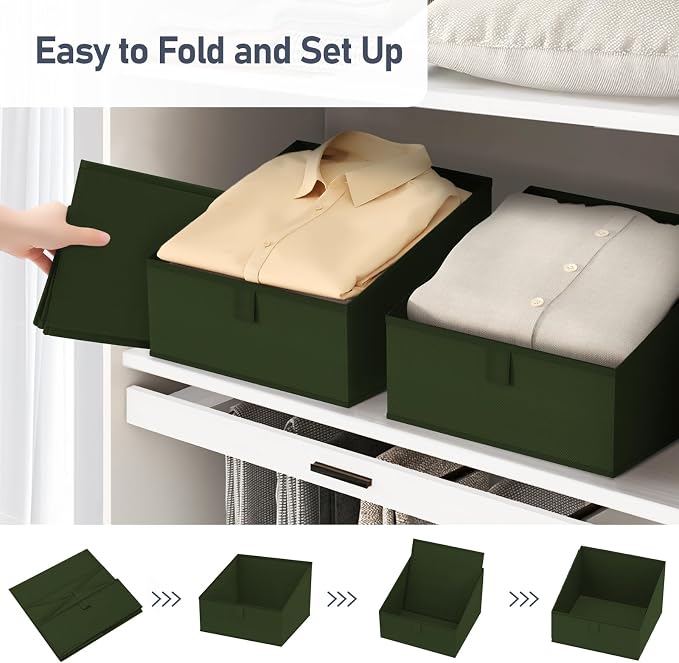 DIMJ Closet Storage Bins 6 Pack - Image 5