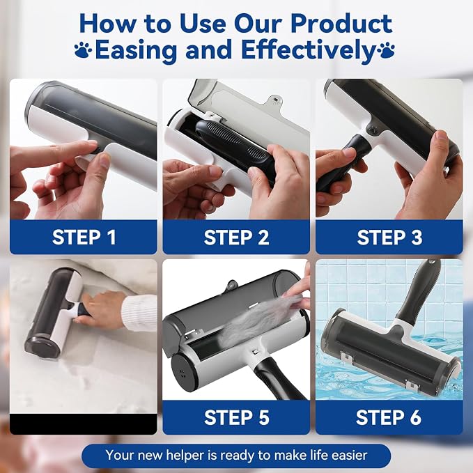 Belife Pet Hair Remover Roller Reusable Lint Roller - Image 3