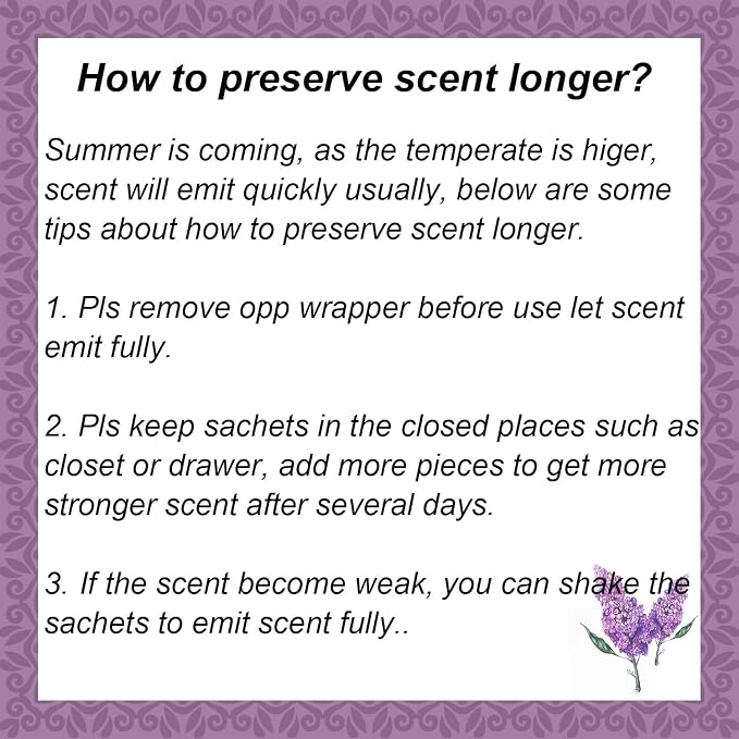 14 Packs Lavender Scented Sachets - Image 6