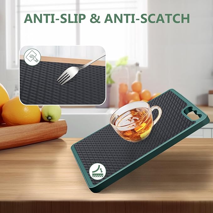 Shelf Liners, Non-Adhesive Drawer Liner, Waterproof & Oil-Proof Kitchen Cabinet - Image 4