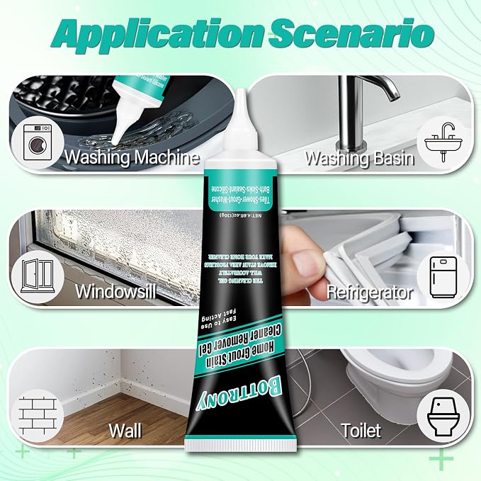 Mold Stain Remover Gel, Home Stain Remover Gel, Washing Machine Cleaner - Image 2