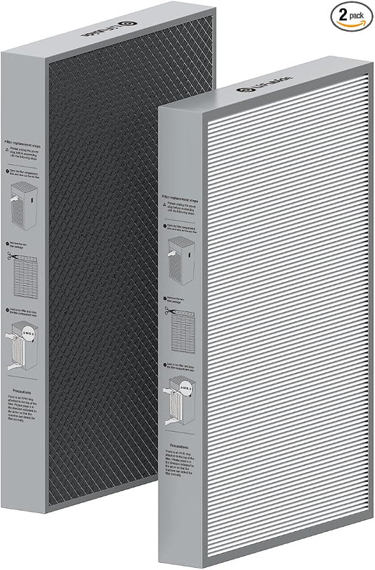 Y1000 Air Purifier Replacement Filter, 2-in-1 H13 True HEPA and High-Efficiency by Lifubide