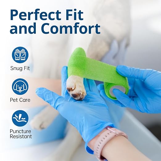 Disposable Nitrile Exam Gloves, Nitrile Gloves Disposable Latex Free, Medical - Image 3