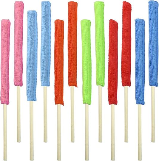 12 Pack Microfiber Detail Duster Sticks, Mini Dusters by Unknown