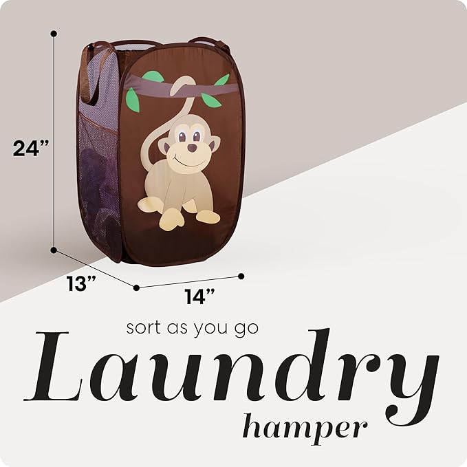 Handy Laundry Collapsible Mesh Pop Up Hamper - Image 2