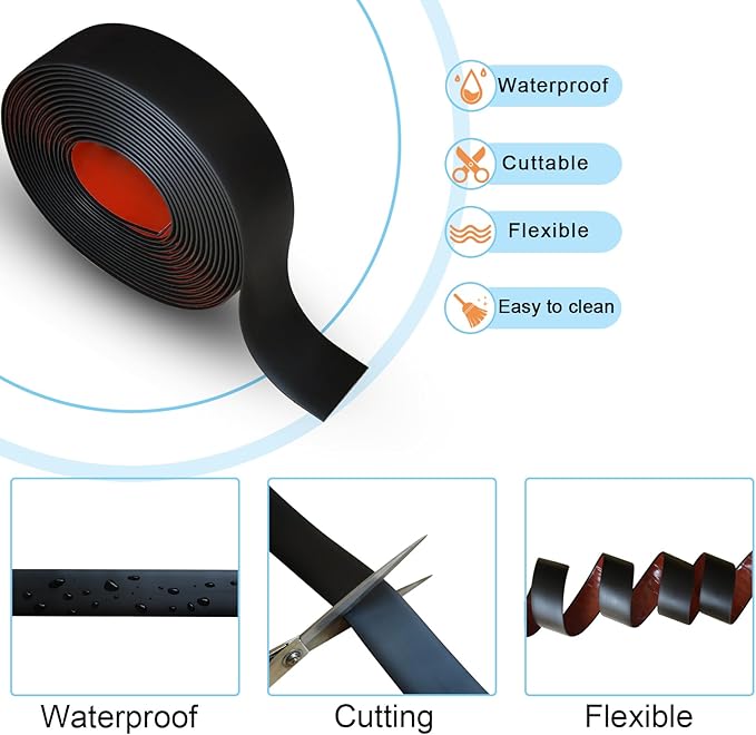 Floor/Door Flat Transition Strip & Self Adhesive Floor Vinyl Floor Edge Trim - Image 3