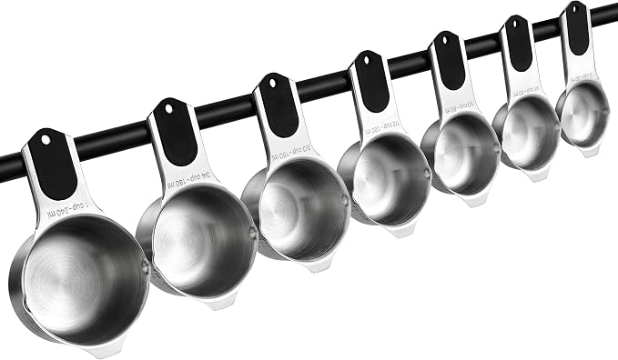 Spring Chef Magnetic Stainless Steel Measuring Cups, Kitchen Tools - Image 8