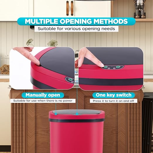 Automatic Motion Sensor Bathroom Trash Can - Image 4