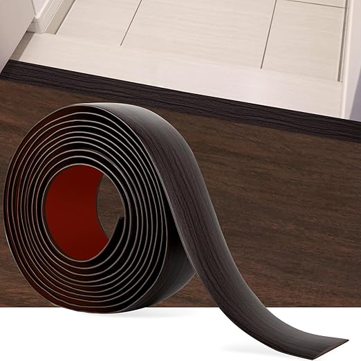5Ft Floor Transition Strip Self Adhesive Vinyl Cover Floor Strip Flat Divider by MYFAMIREA