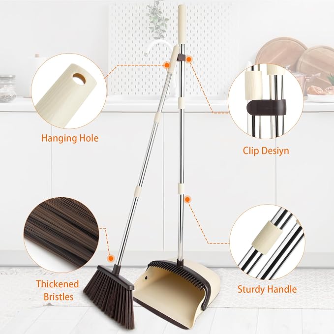 Broom and Dustpan Set, Dustpan Combo - Image 3