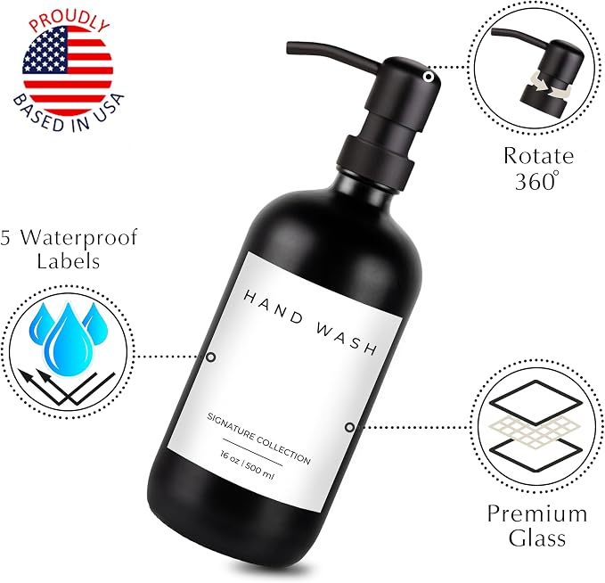 Emerson Essentials Soap Dispenser Set, Dish Soap - Image 3