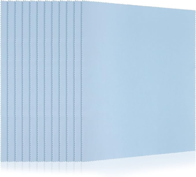 Frienda 12 Pack Large Microfiber Glass Cleaning Cloths 12 x 12 Inch Oversized by Frienda