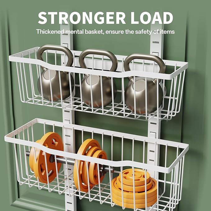 Over The Door Organizer，8-Tier Over The Door Pantry Organizer - Image 5