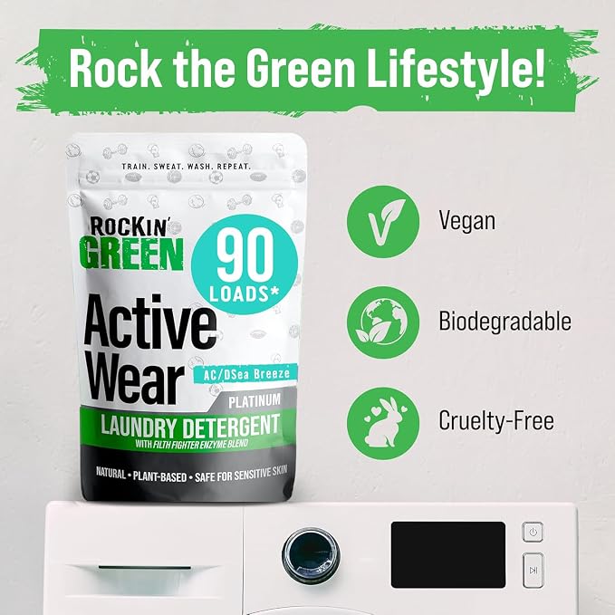 Rockin' Green Laundry Detergent, Plant based, All Natural Laundry Detergent - Image 6