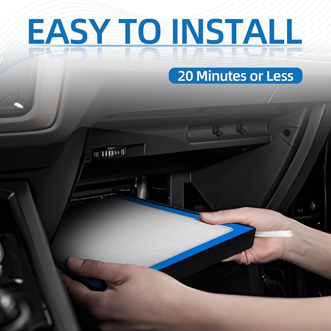 HEPA Cabin Air Filter With Activated Carbon Replacement CF10138 Compatible with - Image 5