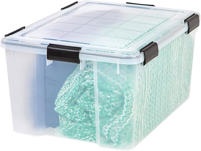 IRIS USA 110559 62.8 Quart Weathertight Plastic Storage Box - Image 4