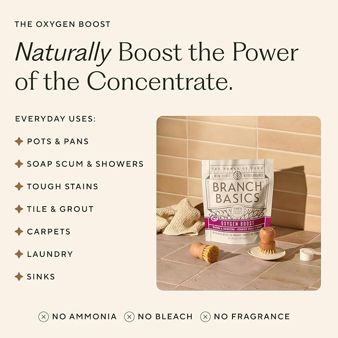 Branch Basics Concentrate + Oxygen Boost REFILL: Stain Remover and All Purpose - Image 6