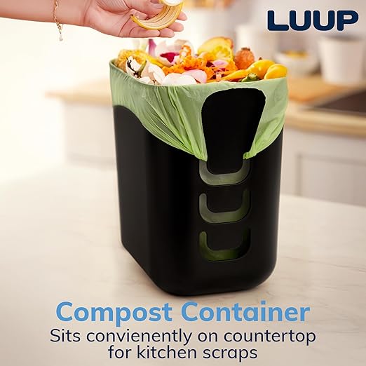 STORi Luup Bathroom Wastebasket, Secure Grocery Bags, Plastic Garbage Container - Image 5
