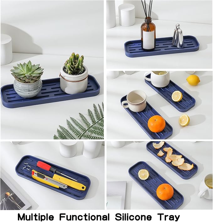 Silicone Kitchen Sink Organizer Tray - Image 5