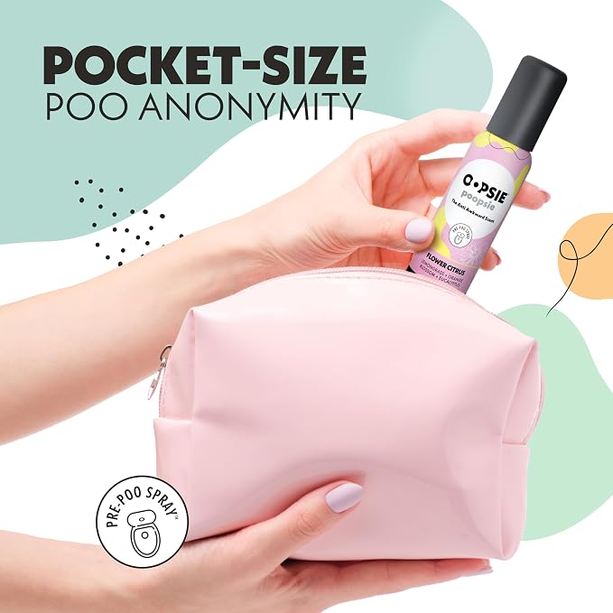 OOPSIE POOPSIE - Flower Citrus - Before & After You Go Toilet Spray 2oz - - Image 4