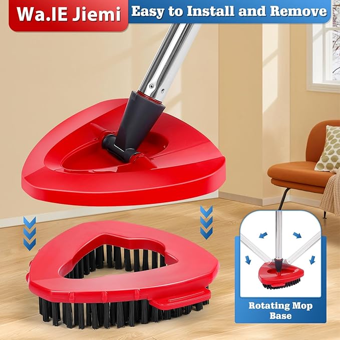 4 Pack Spin Mop Replacements Head Compatible - Image 7