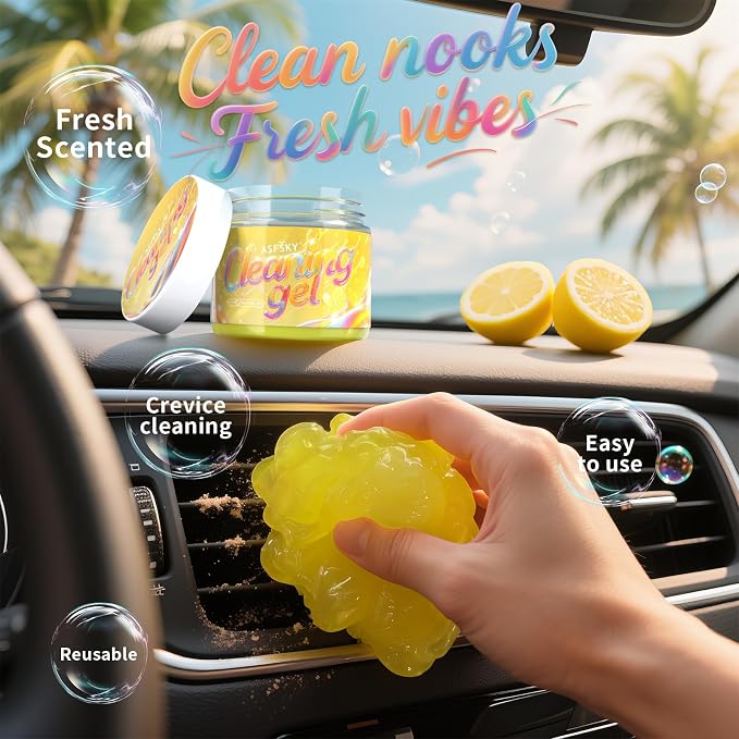 ASFSKY Car Cleaning Gel Cleaning Putty Universal Dust Cleaning Car Interior - Image 8