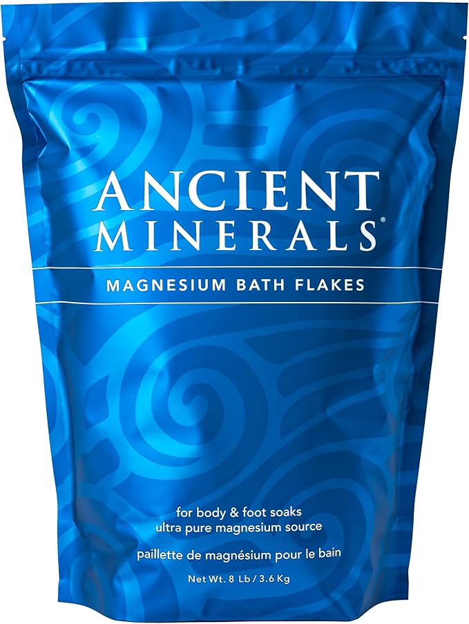 Ancient Minerals Magnesium Bath Flakes – Pure Zechstein Magnesium Chloride by ANCIENTMINERALS
