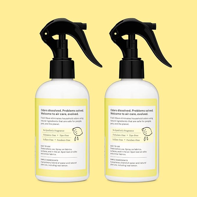 Fresh Wave Lemon Scent Odor Removing Spray, 8 fl. oz. | Pack of 2 | Odor - Image 7