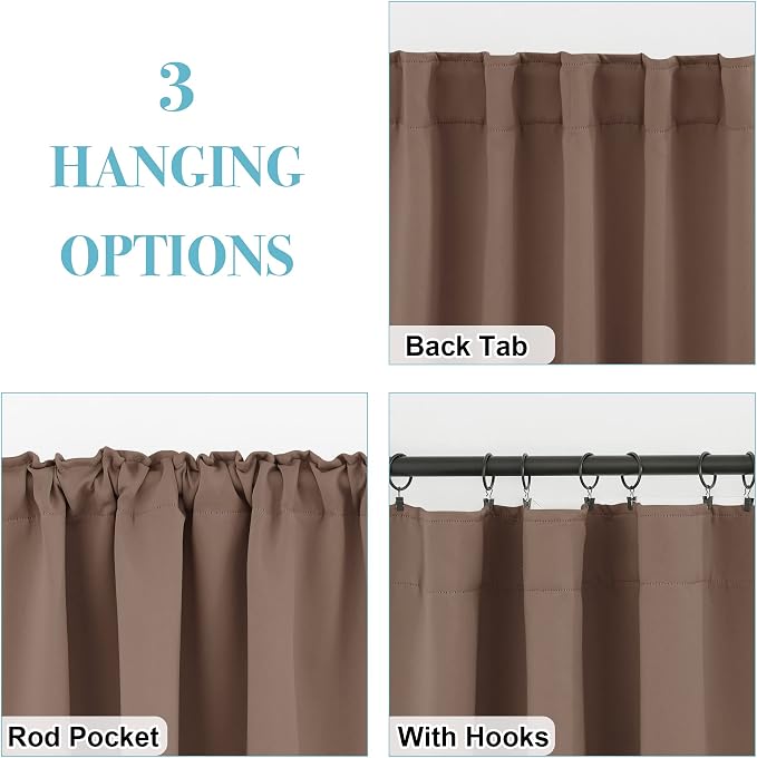 RYB HOME Blackout Curtain Shades - Image 6