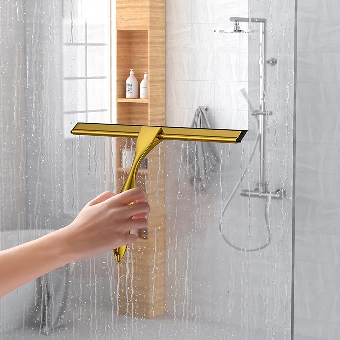14-Inches Stainless Steel Shower Squeegee Set, Include Shower Door Hook - Image 7