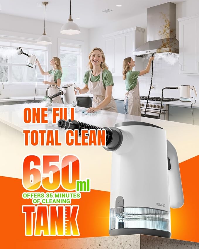 Handheld Steam Cleaner for Home, Portable Steamer Cleaner - Image 7