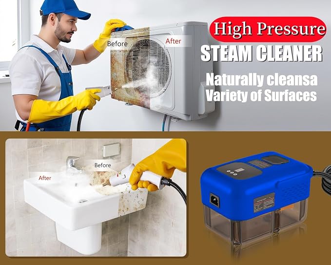 Handheld Steam Cleaner for Home, 2500W High Pressure Steamer for Cleaning - Image 3