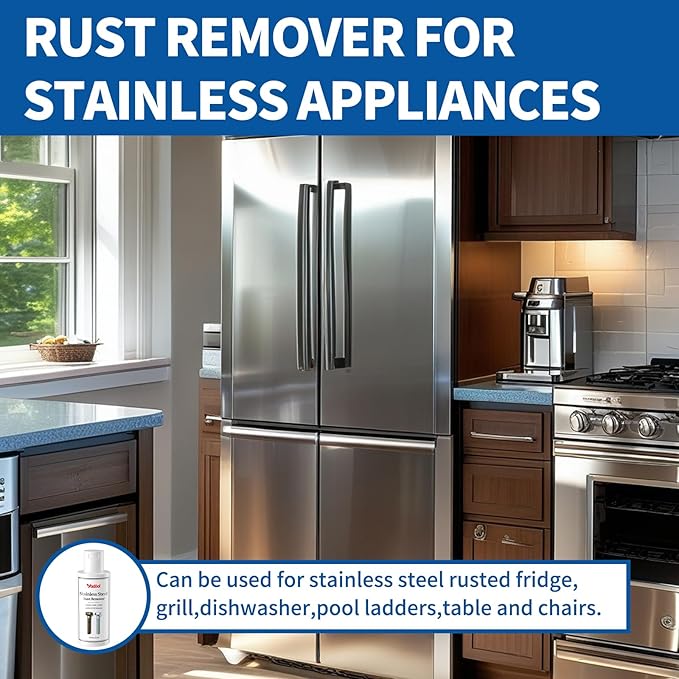Stainless Steel Rust Stain Remover & Cleaner, Rust Spot Stain Remover - Image 2