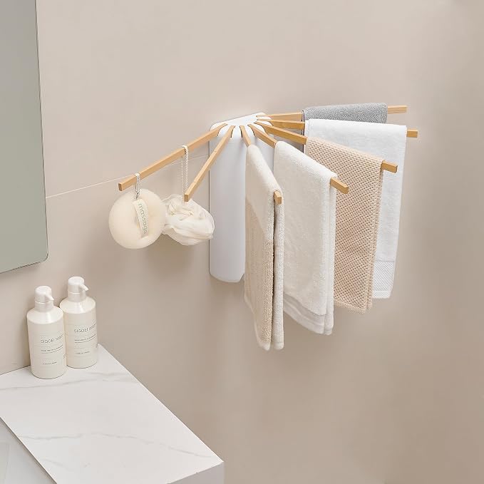 Wall Mounted Clothes Drying Rack Tripod, Foldable Drying Rack, Wall Mounted - Image 6