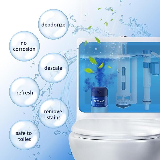 Toilet Bowl Cleaner, Automatic Long Lasting Continuous Toilet Bowl Cleaners - Image 4