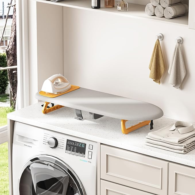 KINGBOARD Tabletop Ironing Board, Small Ironing Board - Image 3
