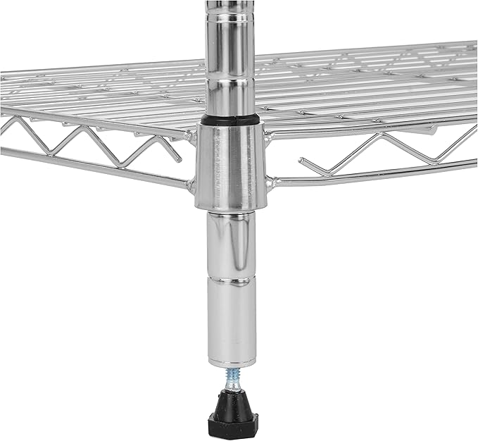 Amazon Basics 5-Shelf Tower Adjustable Storage Shelving Unit, 16 D x 16 W x 54 - Image 4