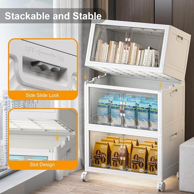 Extra Large Stackable Storage Bins - Image 2