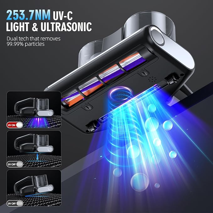 Mattress Vacuum Cleaner, 16Kpa Bed Vacuum Cleaner - Image 3