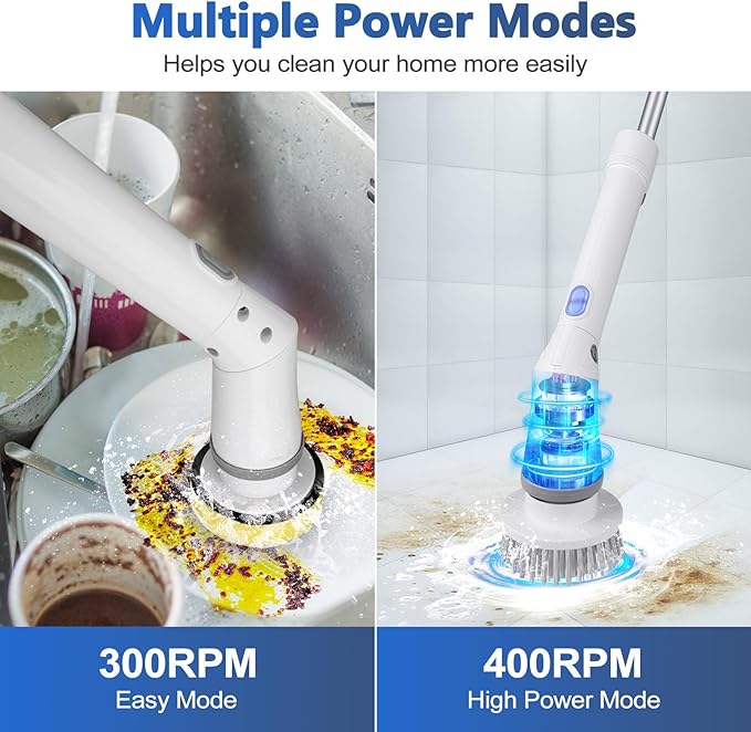 Qimedo Upgrade Rechargeable Electric Scrubber - Image 2