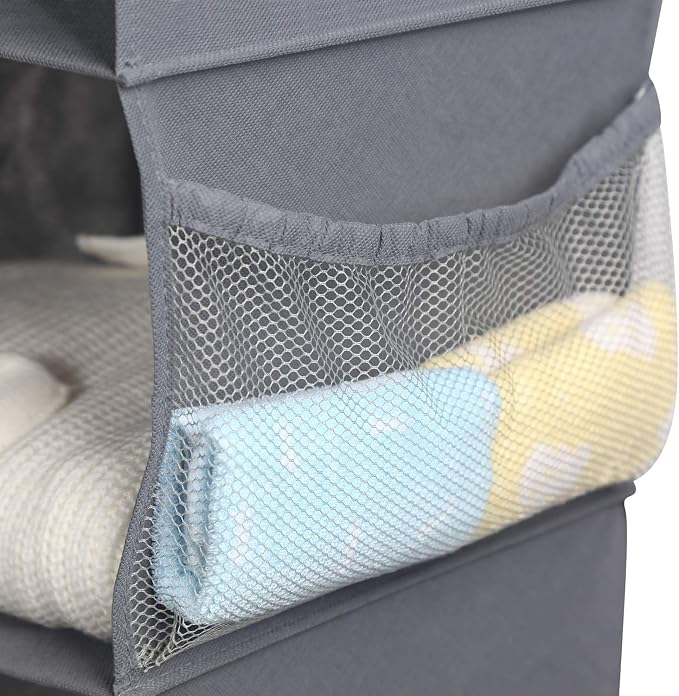 MAX Houser 4-Shelf Hanging Closet Organizer, Space Saver, Cloth Hanging Shelves - Image 7