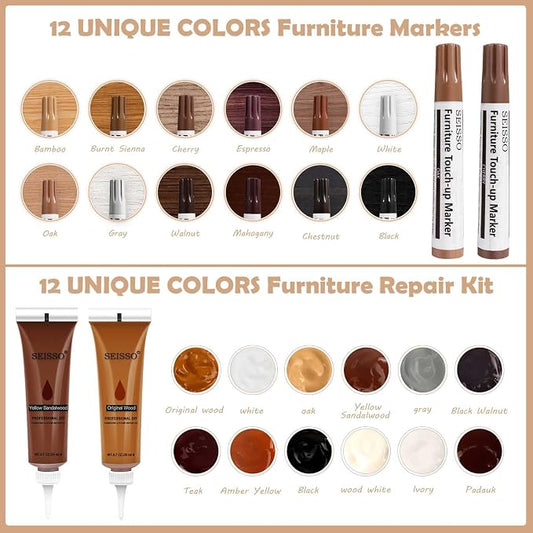 SEISSO Furniture Repair Kit, Wood Markers - Image 2