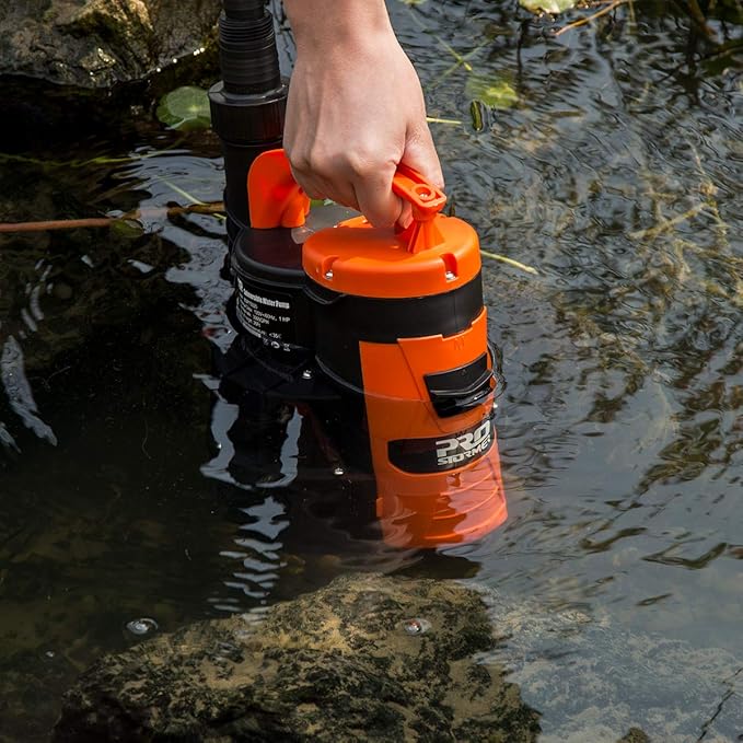 Sump Pump, Prostormer 3500 GPH 1HP Submersible Clean/Dirty Water Pump - Image 2