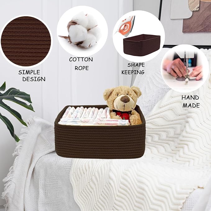COMFY-HOMI 13" x 8.5" x 5.1" Storage Baskets - Image 8