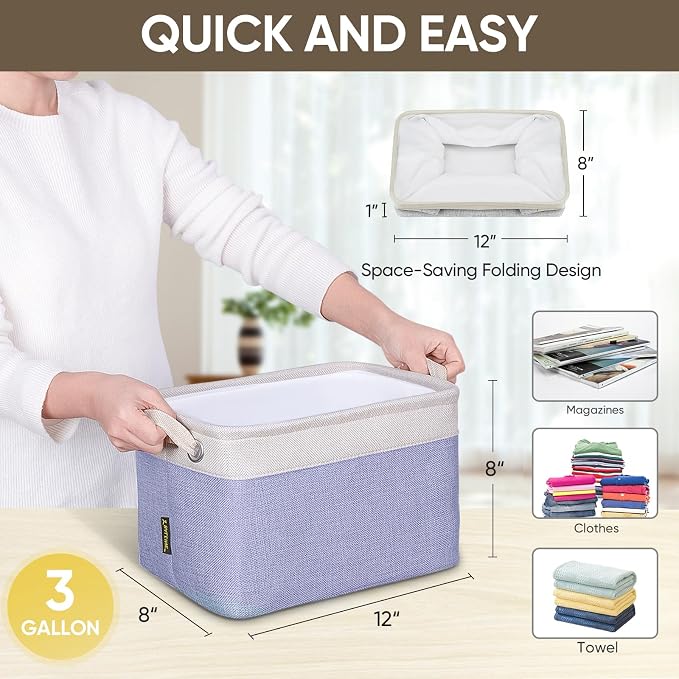 BALEINE 1 Pack Fabric Storage Bins - Image 7