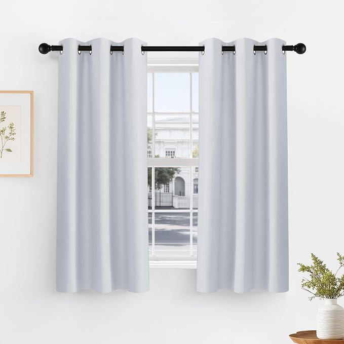 PONY DANCE Short Window Curtain Panels 40 inch Long by PONYDANCE