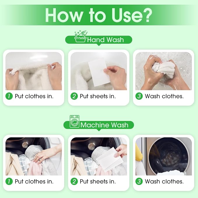 Poesie Laundry Detergent Sheets Fresh Scent 320 Sheet Liquidless Soap Sheets - Image 6