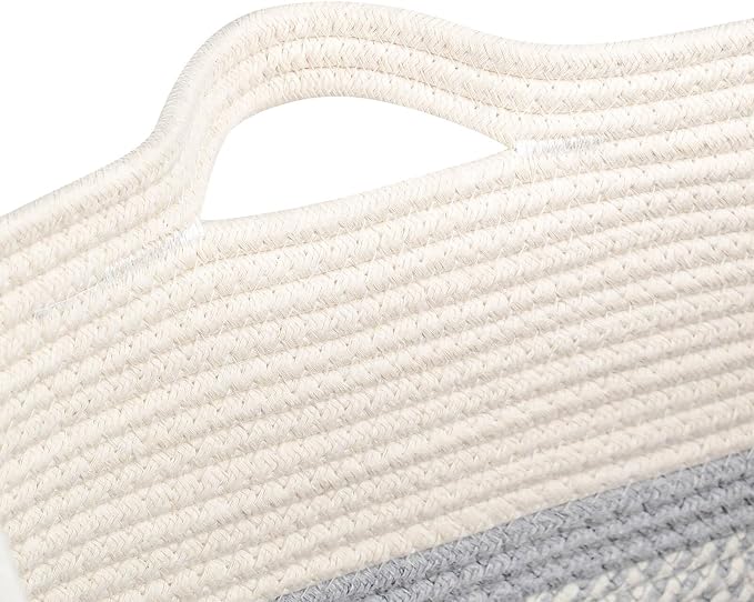 Storage Baskets for Clothes Fabric Cotton Rope Storage Basket - Image 8
