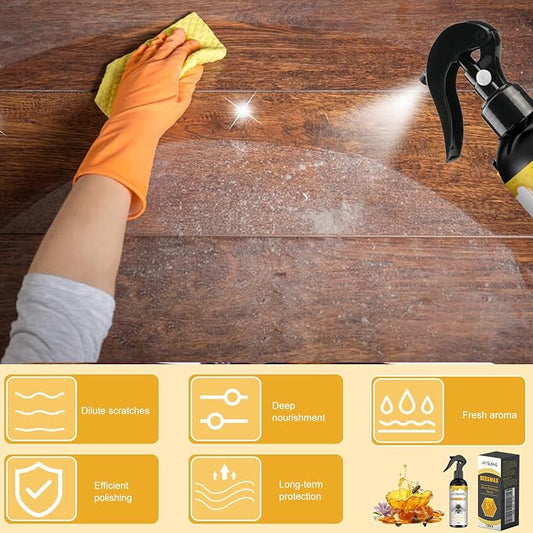 2PCS Natural Beeswax Care Spray & Restorer, The Original Beeswax Spray - Image 2